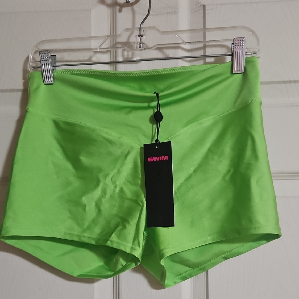 *FINAL* SHEFIT SWIM SHORTS: FRESH GREEN: NEW WITH TAGS: SIZE 1 LUXE